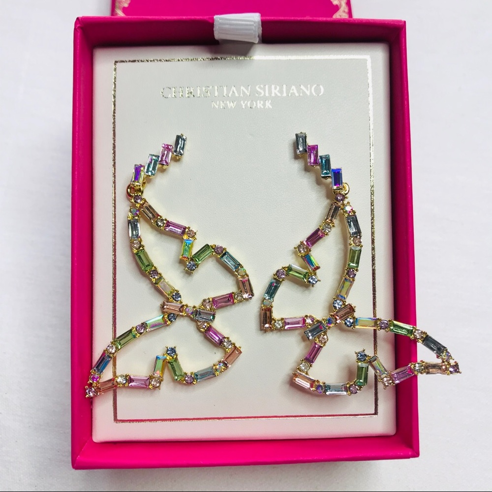 Christian Siriano Butterflies Earrings